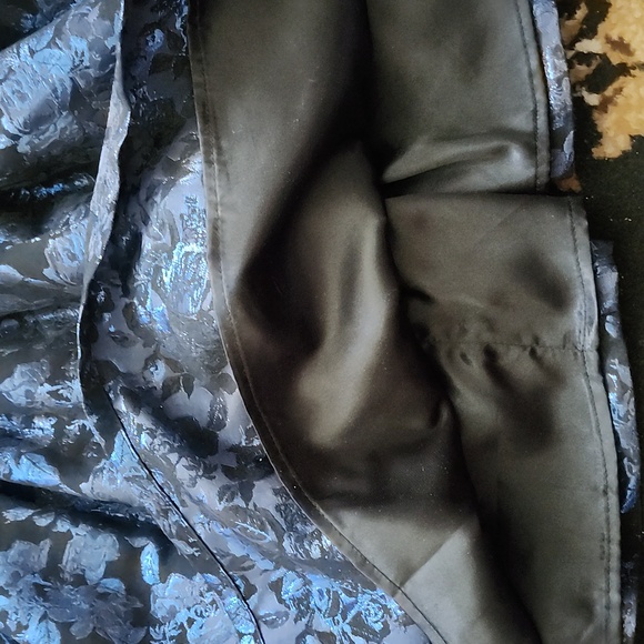 NWT! Place Special Occasion Elegant Blue Floral Kids Dress; 16 - Picture 7 of 14